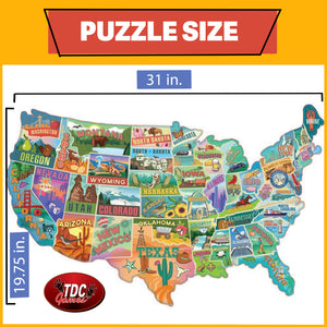 TDC Games American Roadtrip Jigsaw Puzzle - 1,000 Pieces