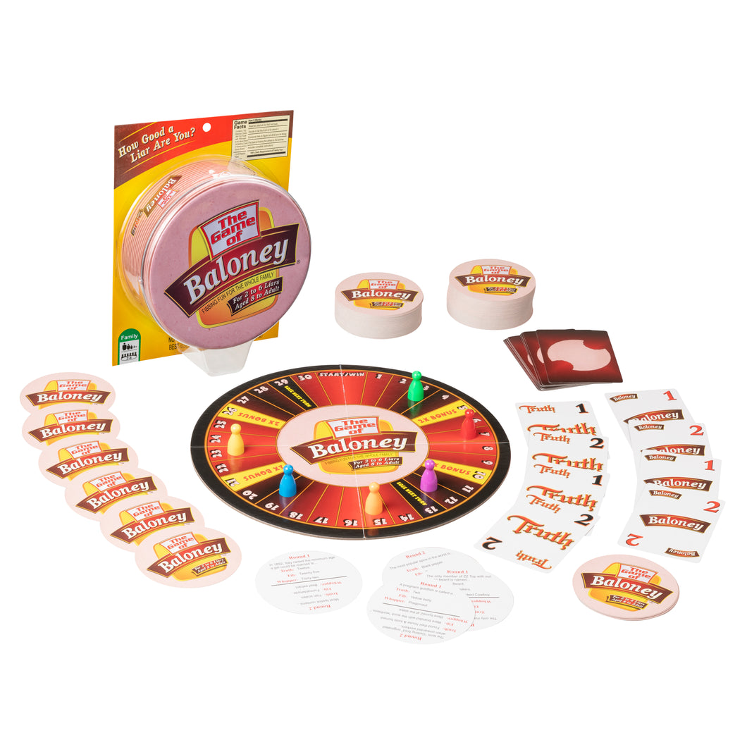 TDC Games The Game of Baloney, A Fibbing Board Game for the Whole Family