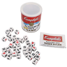 TDC Games Campbell's Alphabet Dice Game, Word Game, Great for Party Favors, Travel Games, Family Games, Camping Games, Games for Family Game Night, Yard Games for Adults and Family