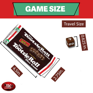 TDC Games Tootsie Roll Dice Game for Family Game Night, Family Games, Travel Games, Camping Games, Funny Games, Adult Games for Parties, Games for Adults and Family, Fun Dice Games for 2-6 Players