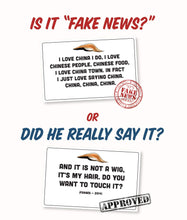 TDC Games Trump Cards Party Game- Did he Really Say It, or is It Fake News?