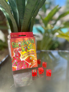 TDC Games Sriracha Dice Game - Flaming Fun for Everyone, Great for Party Favors, Family Games, Stocking Stuffer, Bar Games, Travel Games