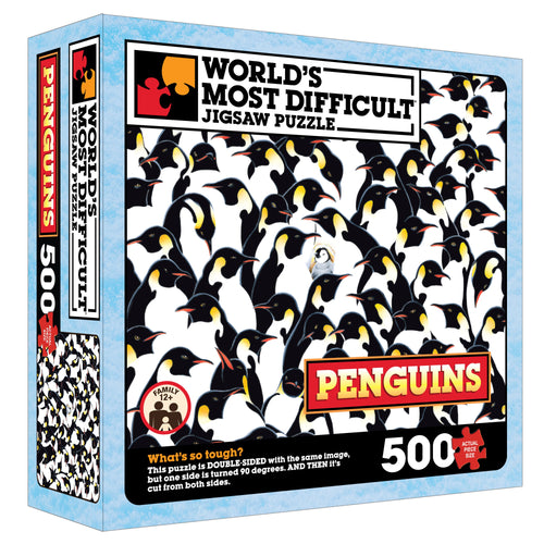 TDC Games Penguins Jigsaw Puzzle - 500 pieces - Double Sided
