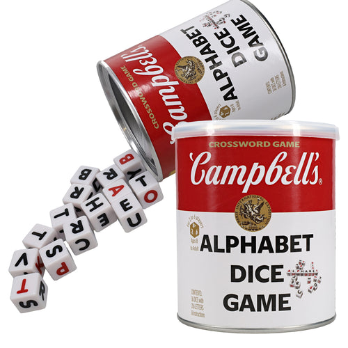 TDC Games Campbell's Alphabet Dice Word Game